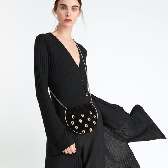 NWT Zara Leather Mini Crossbody - Picture 7 of 7